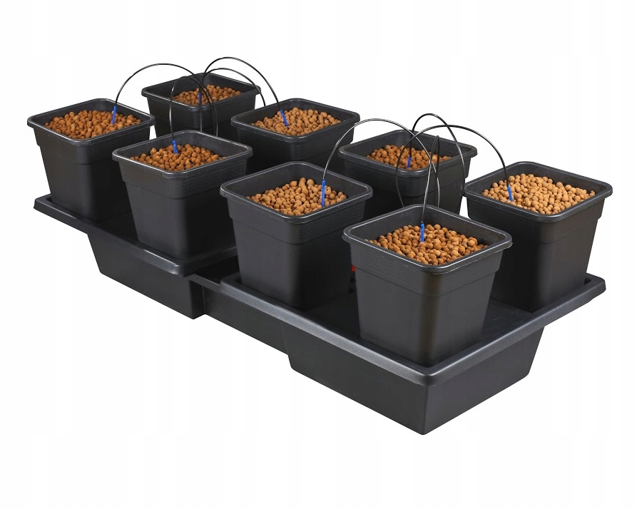 System hydroponiczny Wilma Wide 8x18L 170x75xh20cm