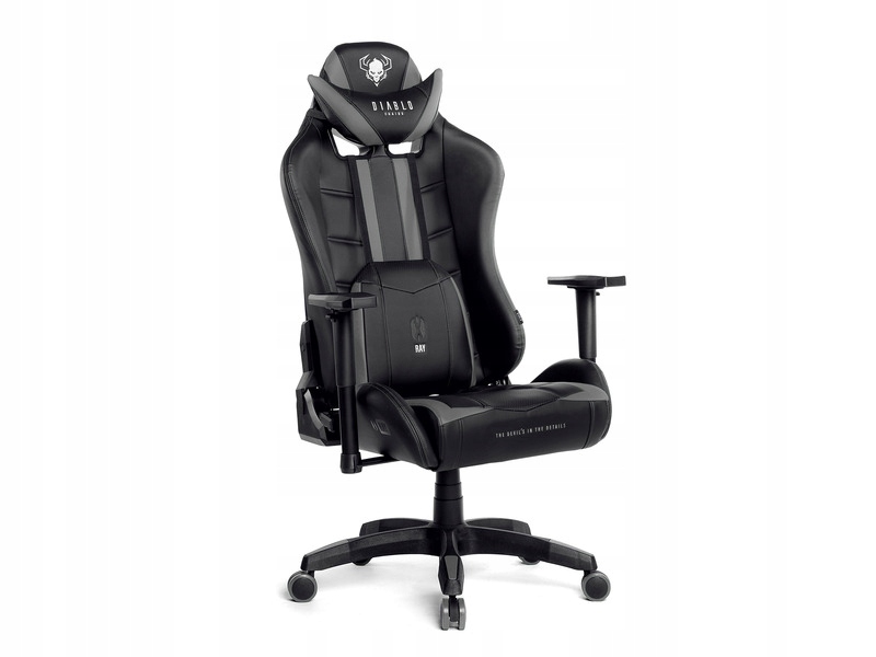 

Fotel Diablo X-Ray (XL) Czarno-Szary