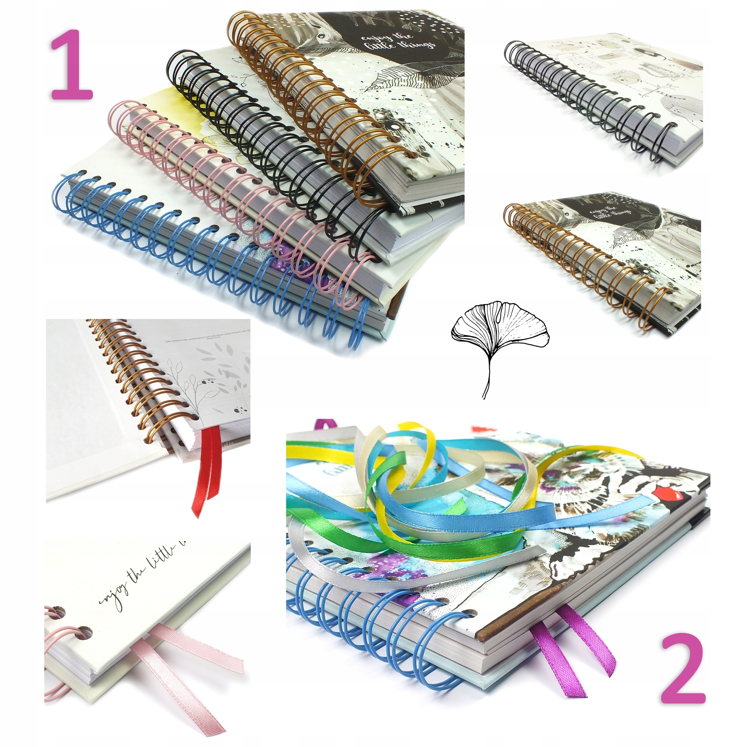 Bujo bullet journal notatnik A5+ kropki pamiętnik Rozmiar A5