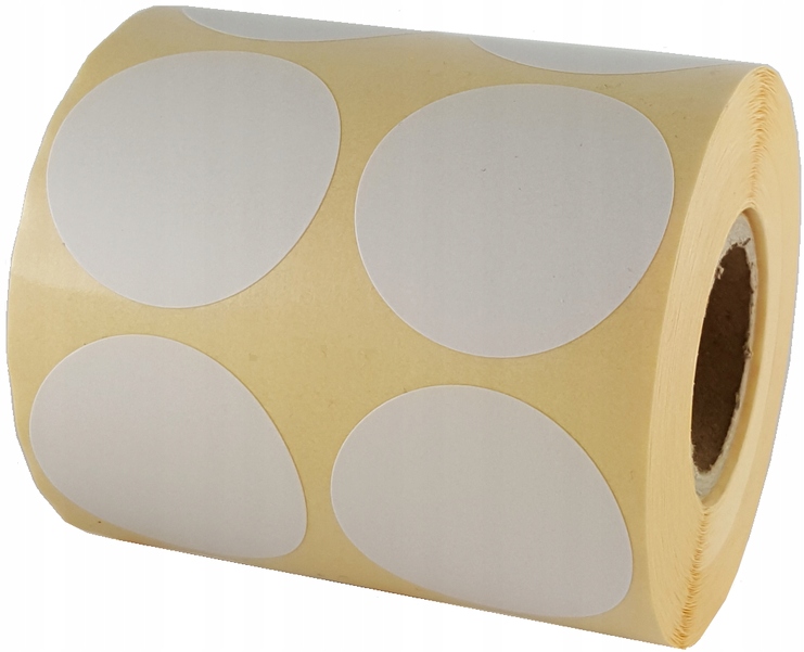 

3cm białe etykiety samoprzylepne naklejki okrągłe