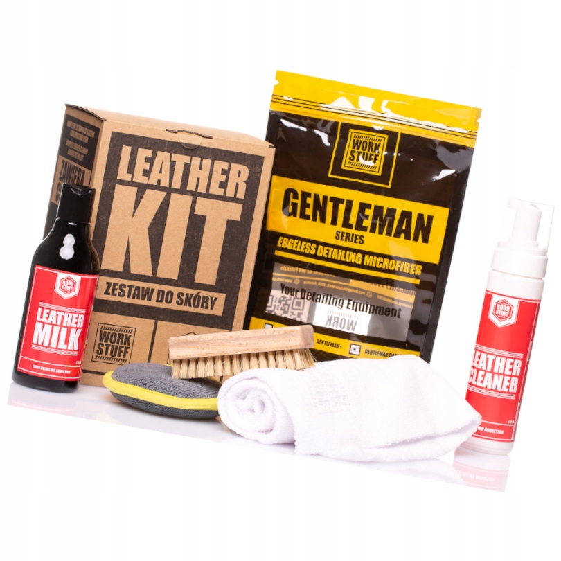 Good Stuff Leather Kit Zestaw Czyszczenie Pielęgnacja Zabezpieczenie Skóry