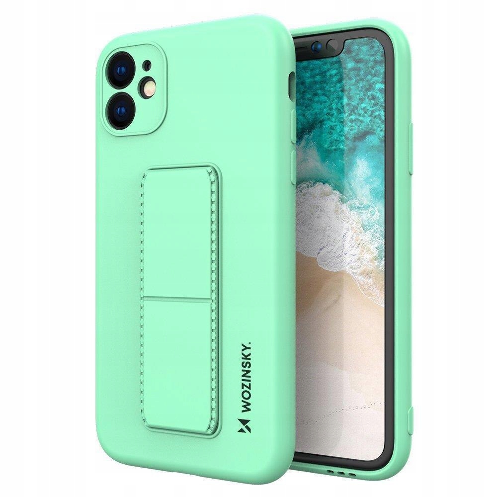 Silikonowe etui z podstawką etui Samsung Galaxy A72 4G Kickstand Case mięto