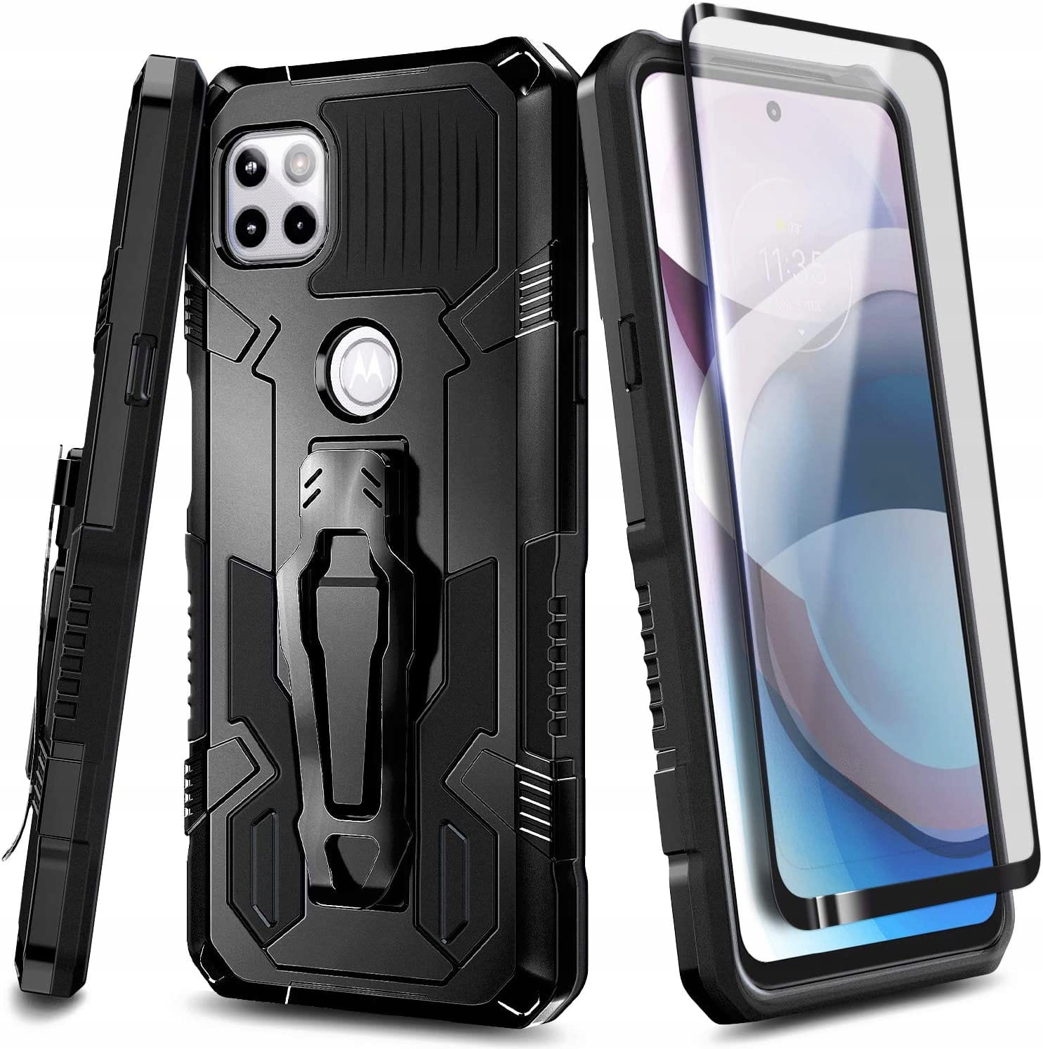 

Obudowa Etui Pancerne+szkło do Motorola Moto G 5G
