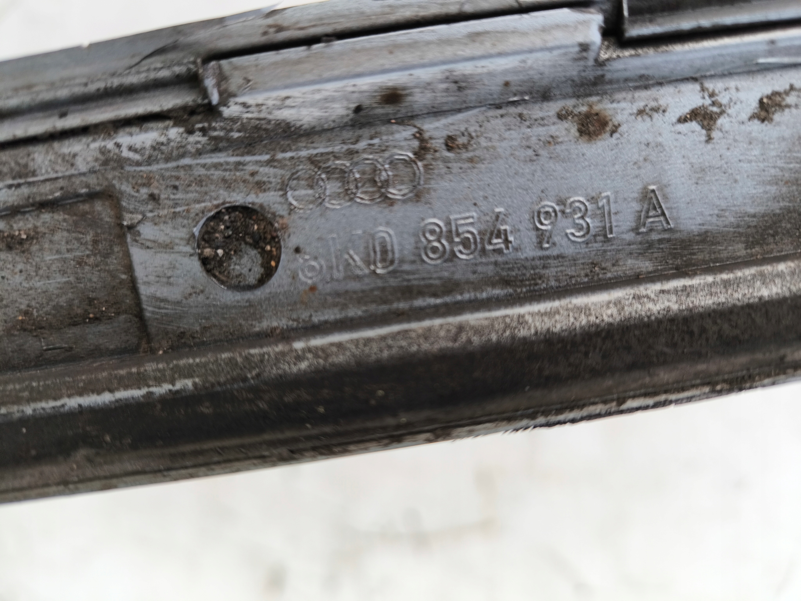 moulding threshold left AUDI A4 B8 S LINE 8K0854931A LX7V original !!!