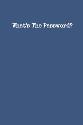 Evans, E.P. What's The Password?: Password Logbook