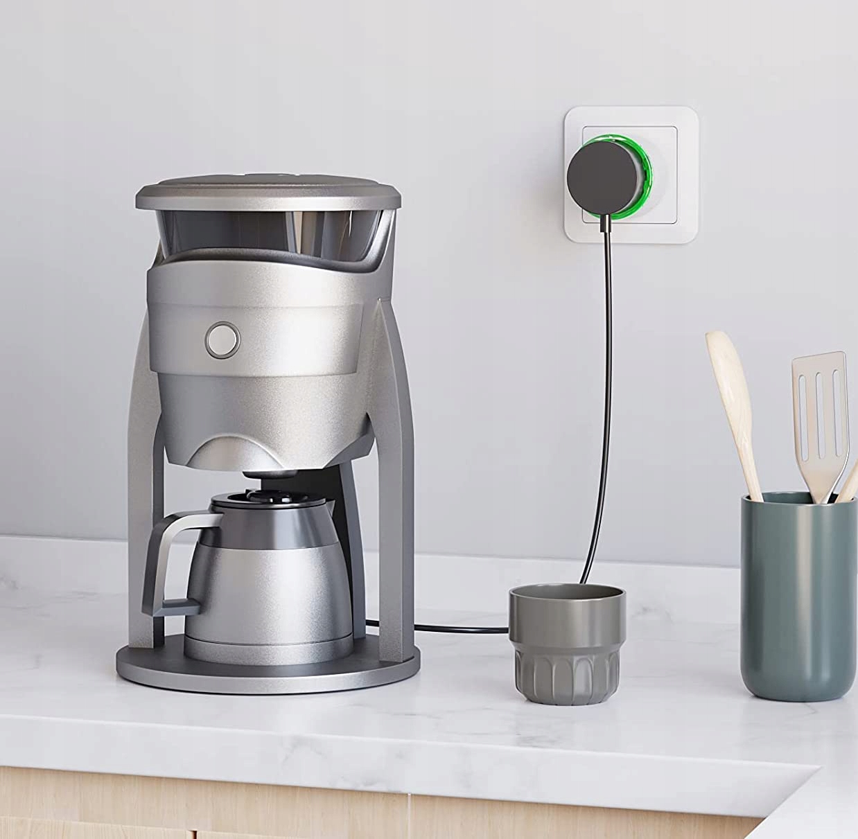 INTELIGENTNE GNIAZDKO WiFi SMART TUYA WATOMIERZ PROGRAMATOR TIMER Marka LTC