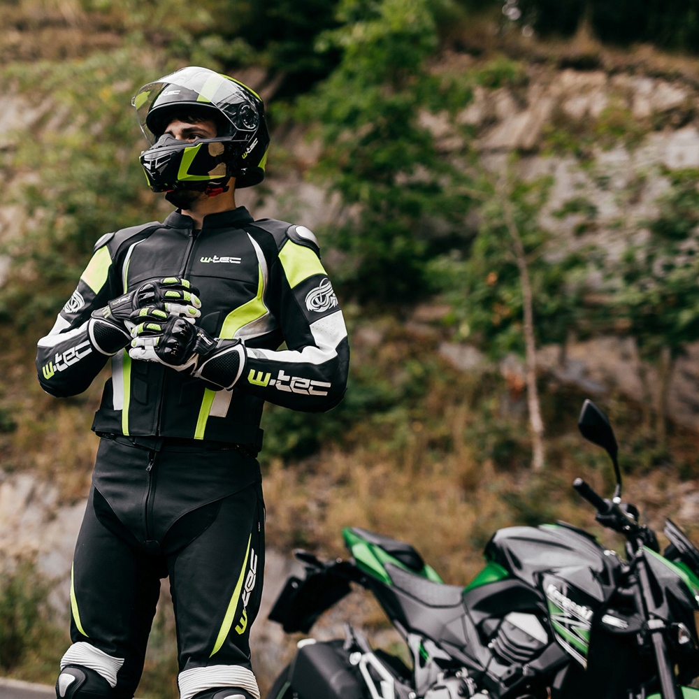 Męska skórzana kurtka motocyklowa W-TEC Velocity Rozmiar XL