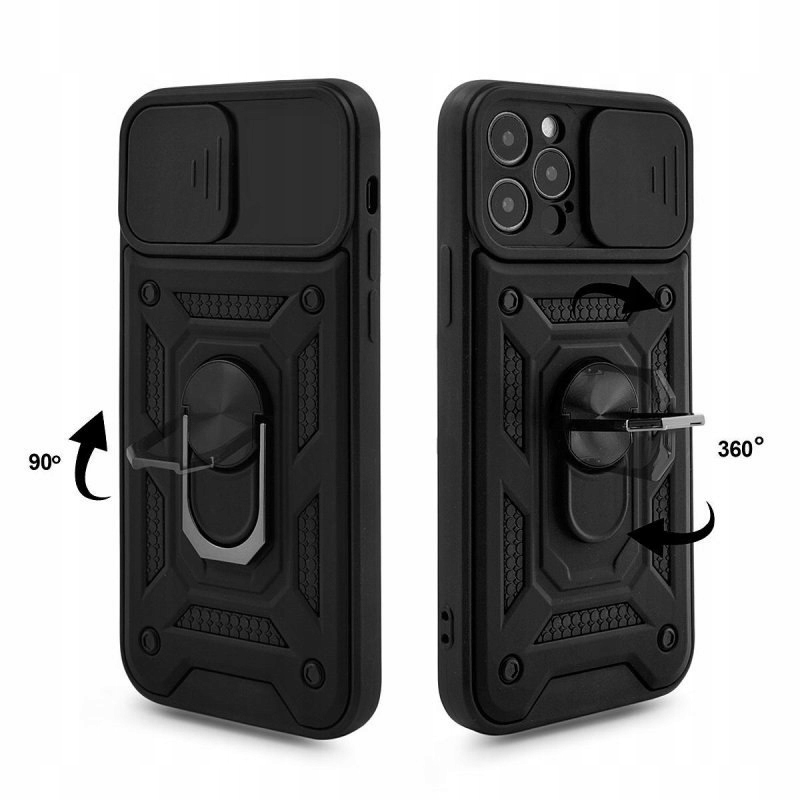 Etui Slide Ring do Samsung Xcover 7 czarny