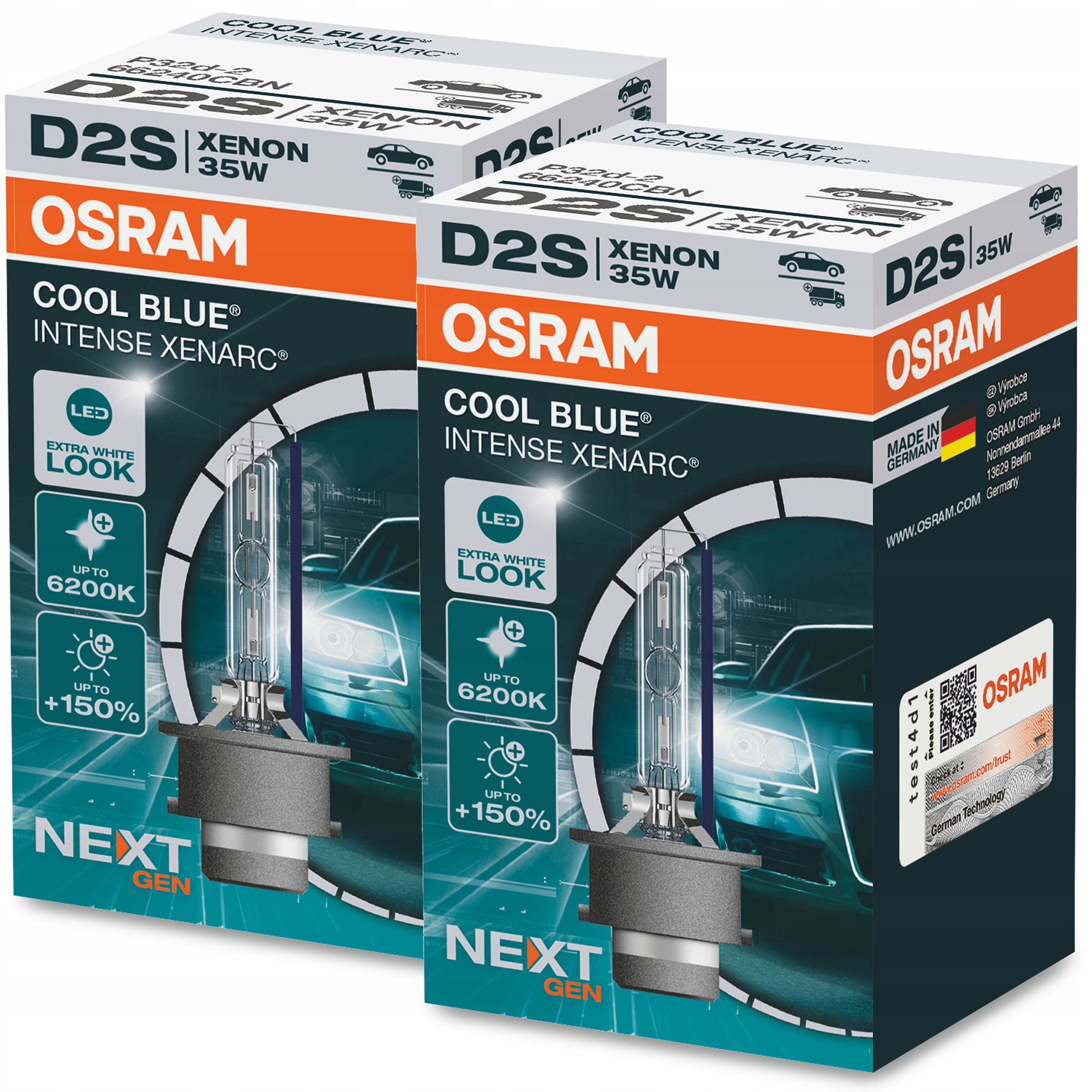 

Osram D2S Cool Blue Intense Next Generation x2