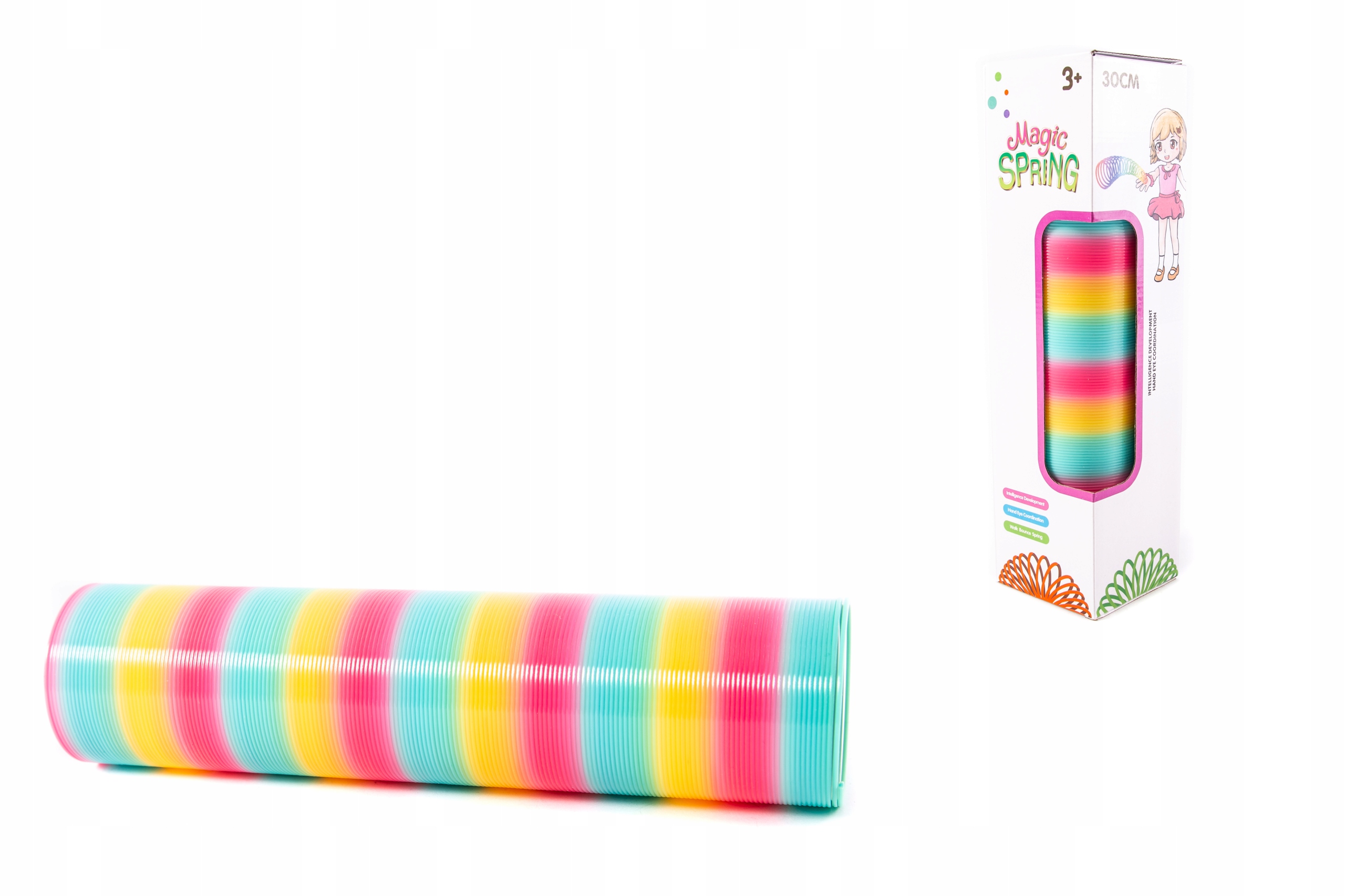 DŁUGA SPRĘŻYNA MAGICZNA ZABAWKA 30CM GADŻET