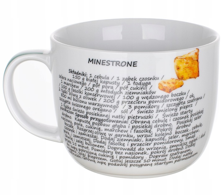 Kubek na zupę MINESTRONE przepis 730ml Banquet Marka Banquet