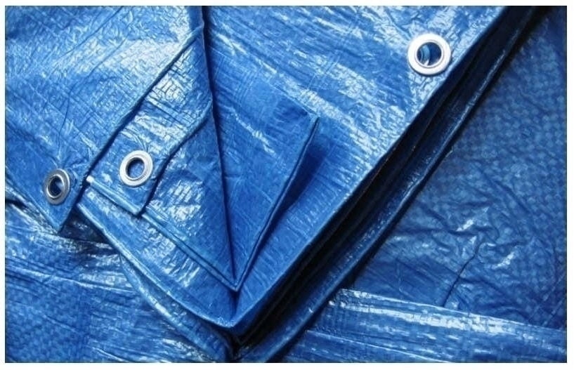 Plandeka Niebieska 53g/m2 4 m x 5 m