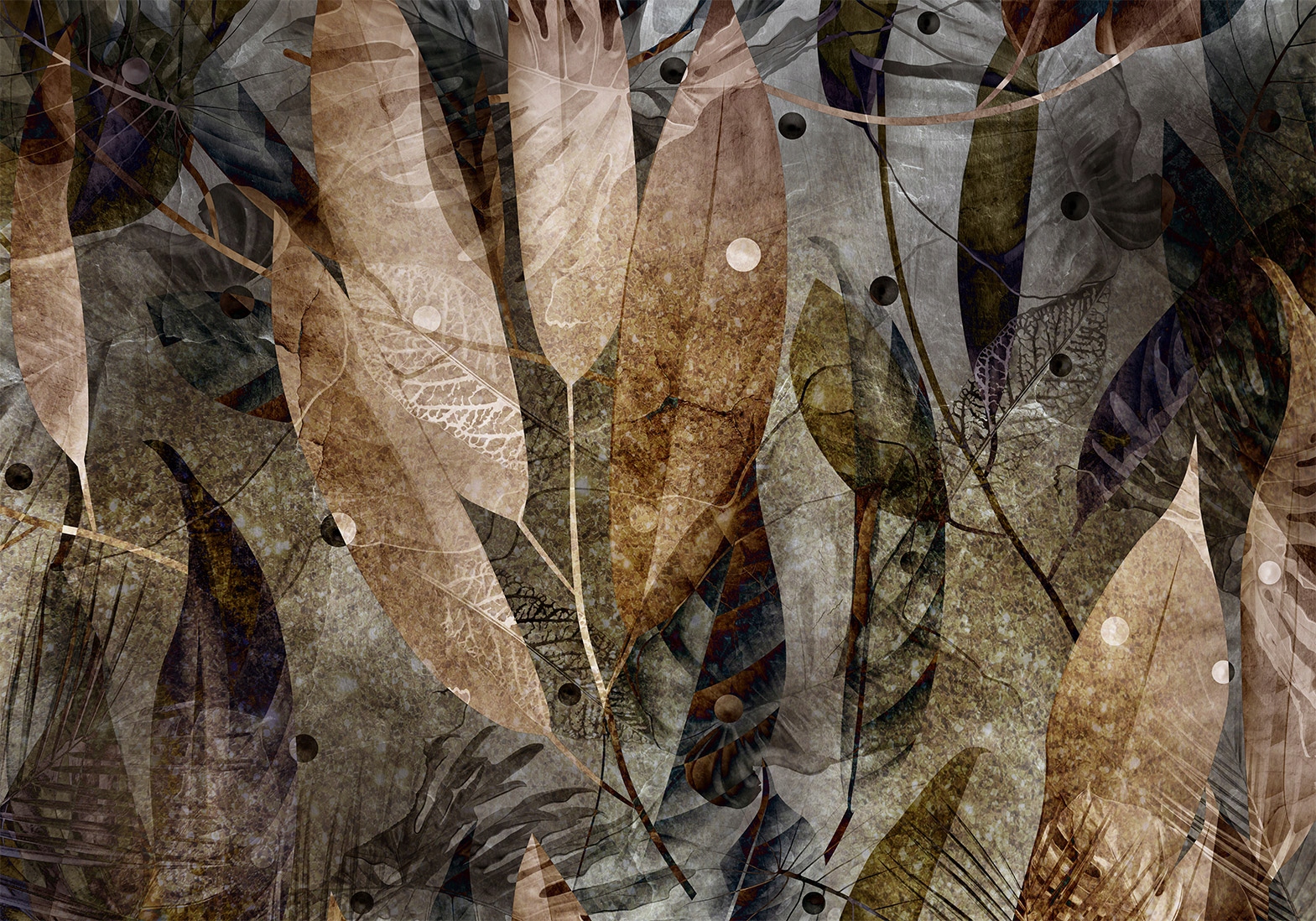 FOTOTAPETA TROPIKALNE LIŚCIE 400x280 b-C-0877-a-a