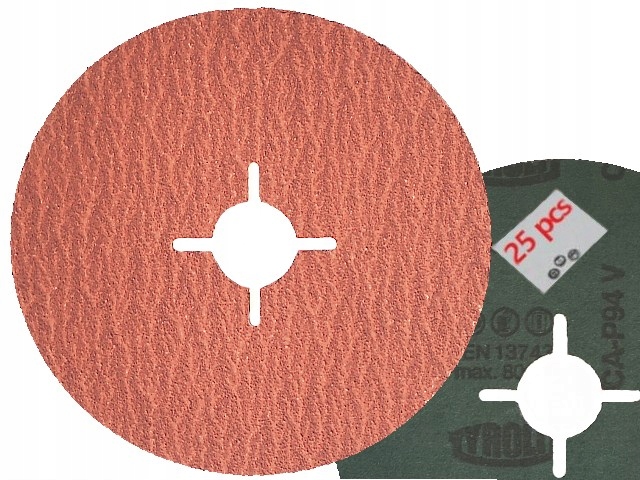 Krążek Fibrowy Dysk Fibra Ceramika 125 P 80 Tyrolit Cerabond X