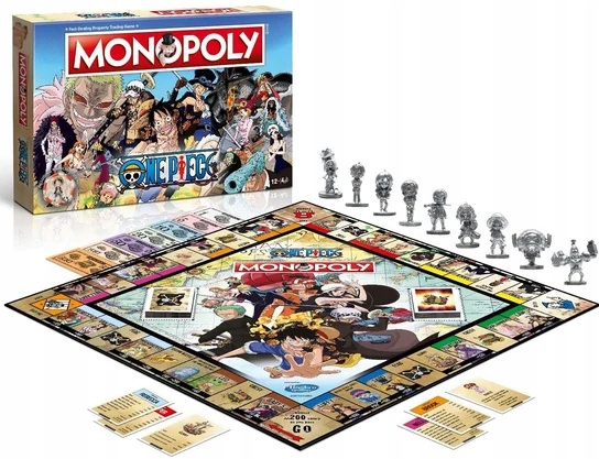 Monopoly One Piece Komiks Manga Anime Oryginalne Gra Planszowa Ed. Polska