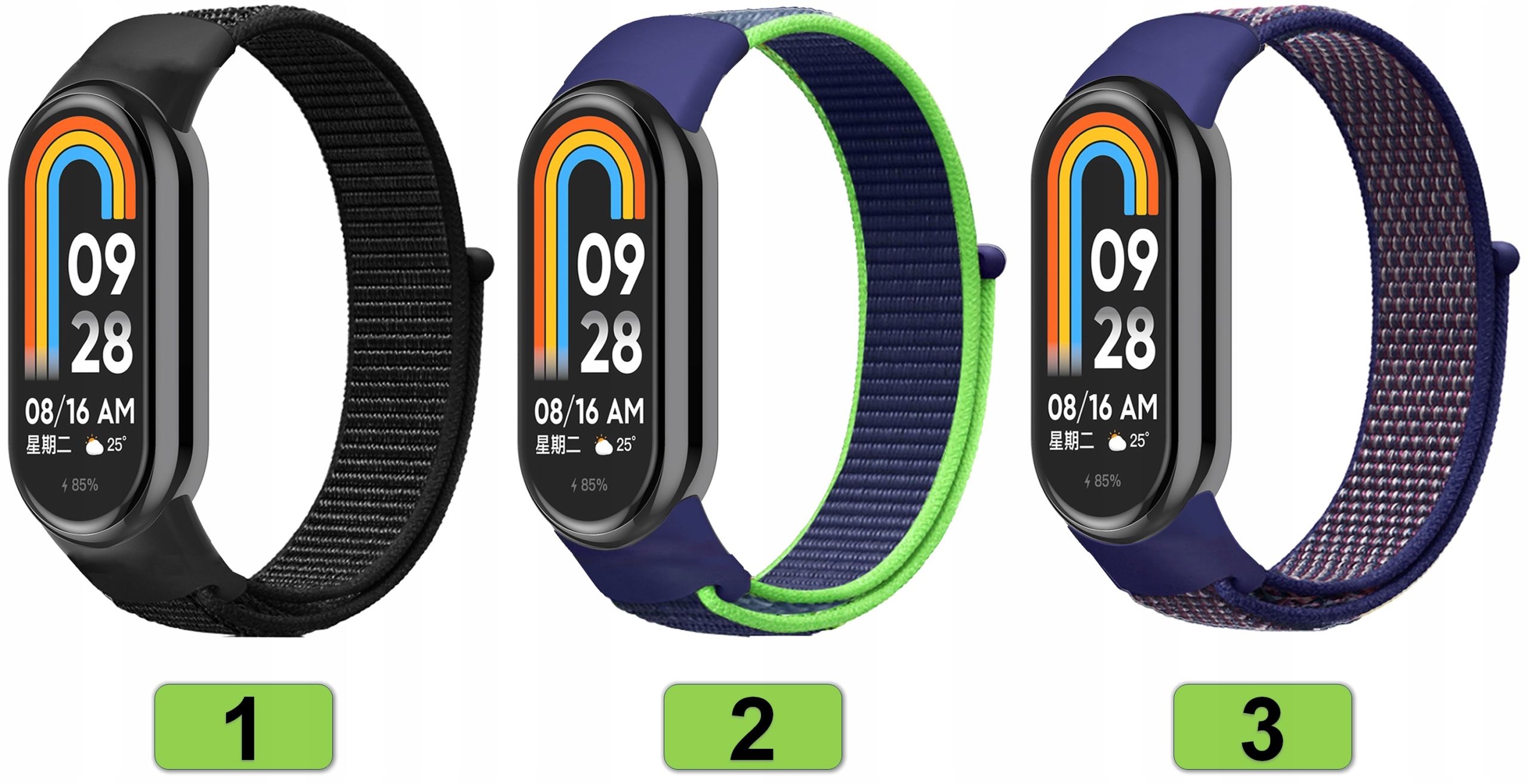 PASEK OPASKA BRANSOLETA DO SMARTBANDA XIAOMI MI BAND 8 |WYBÓR SUPER KOLORÓW Producent Inna