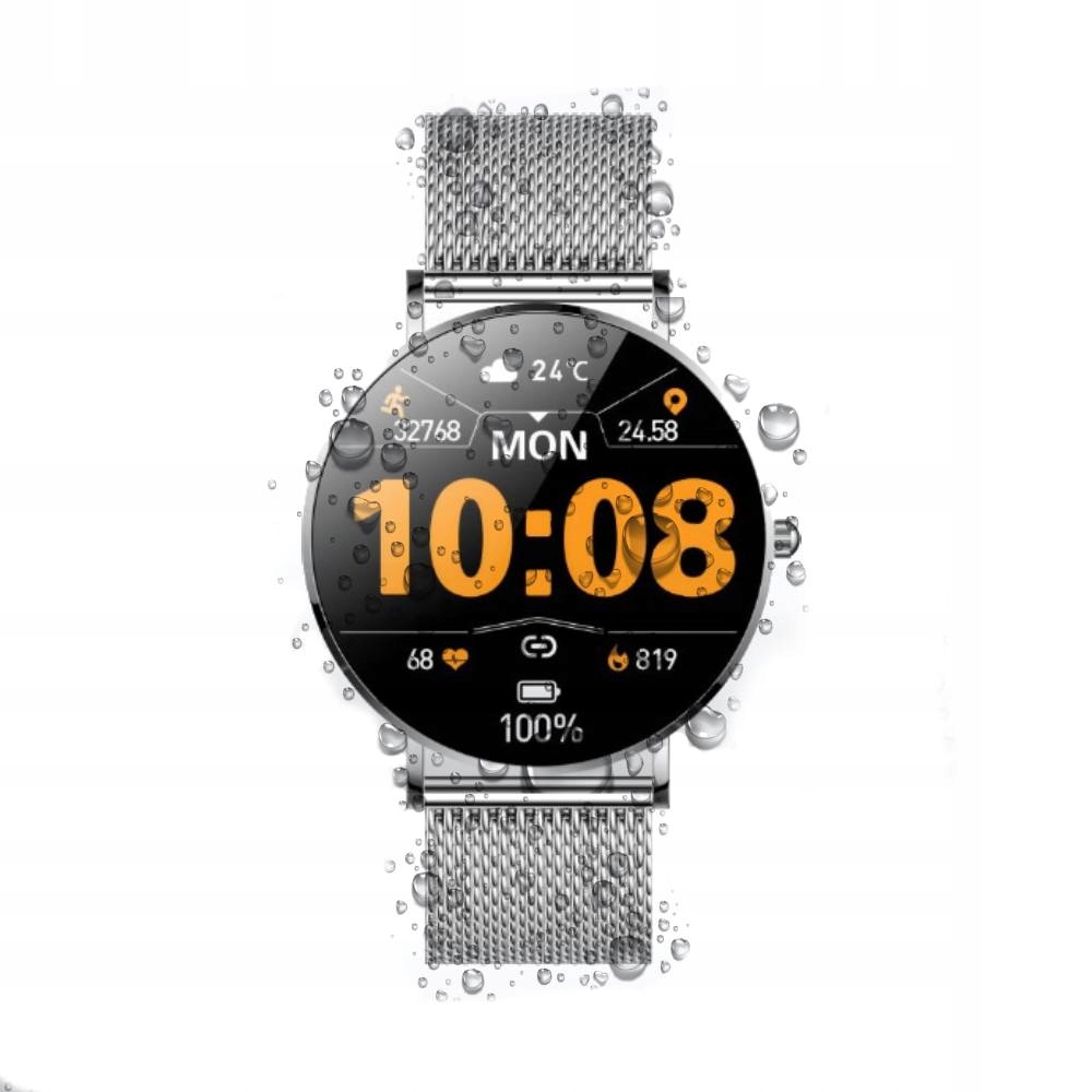 SMARTWATCH ZEGAREK DAMSKI RÓŻ AMOLED ALEXA + PASEK Kompatybilność systemowa Android iOS