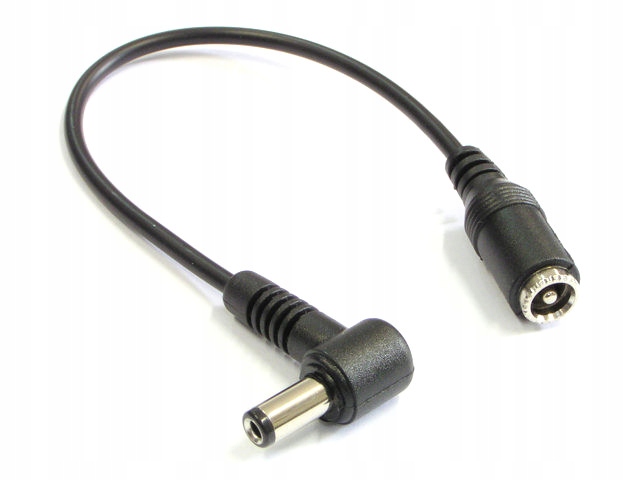 Przedłużacz wtyk DC 2.5/5.5 na gniazdo DC 2.5/5.5