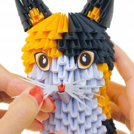 ZESTAW KREATYWNY ORIGAMI 3D KOT KOTEK HANDMADE ALEXANDER Płeć chłopcy dziewczynki