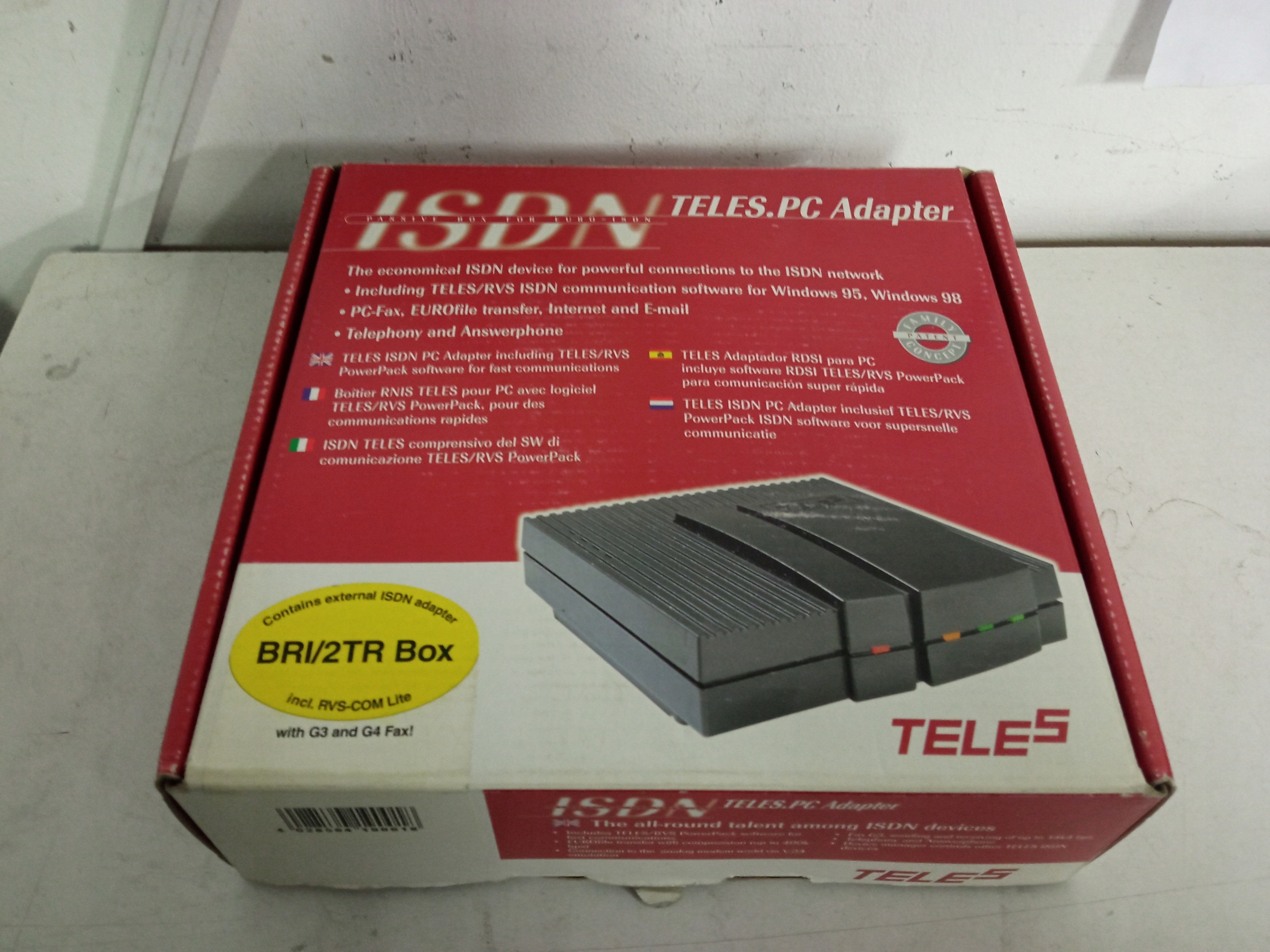 Adapter ISDN TELES.PC / BRI/2TR Box – Retro Zestaw