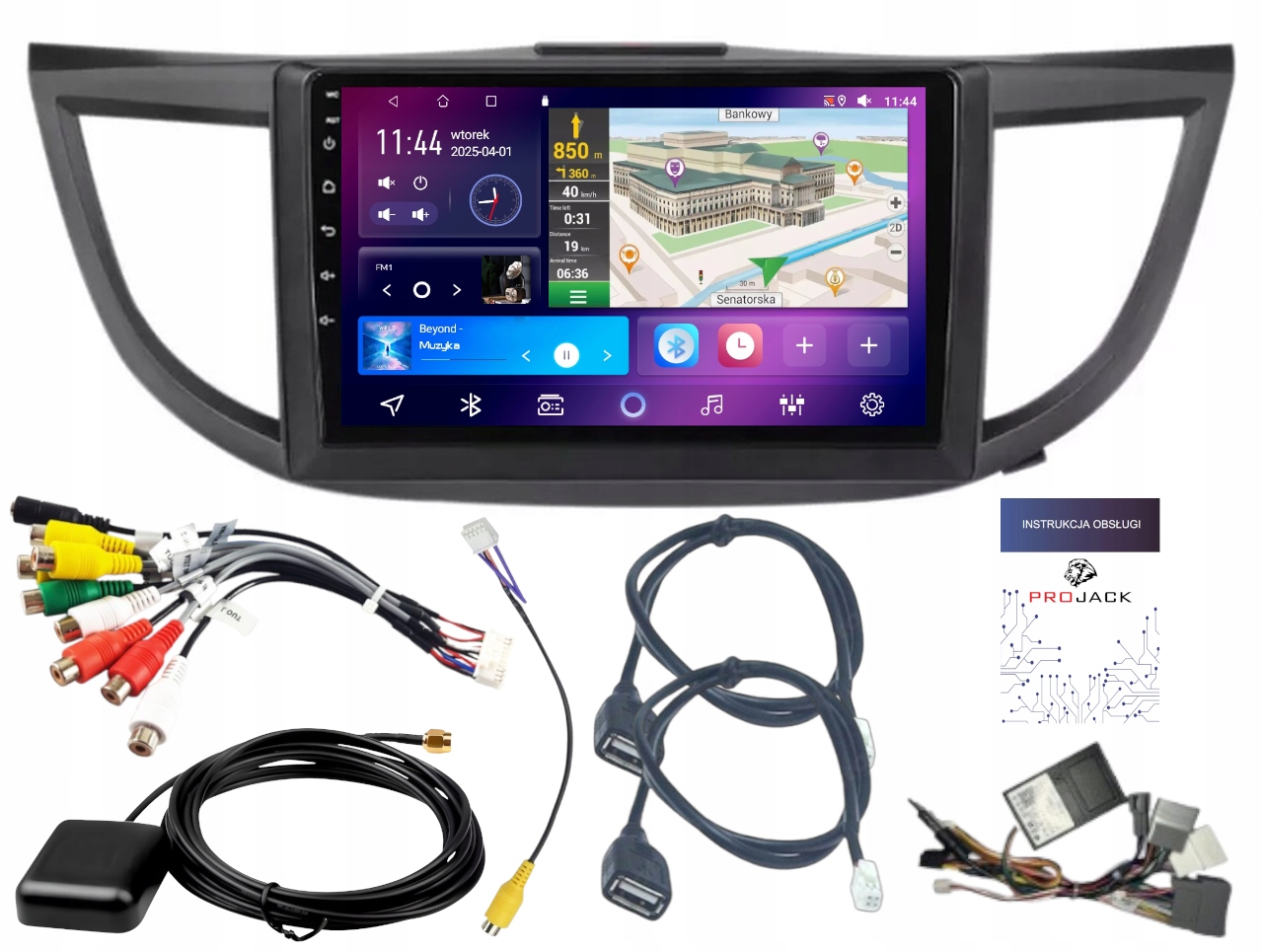 Autorádio Carplay Gps Honda Crv 2012-2018 Android Bt Wifi 4GB 64GB
