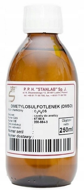 

Dmso Dimetylu sulfotlenek 250ml Czda Stanlab