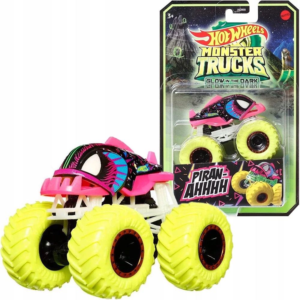 

Piranah Glow Hot Wheels Monster Truck 1:64 Auto