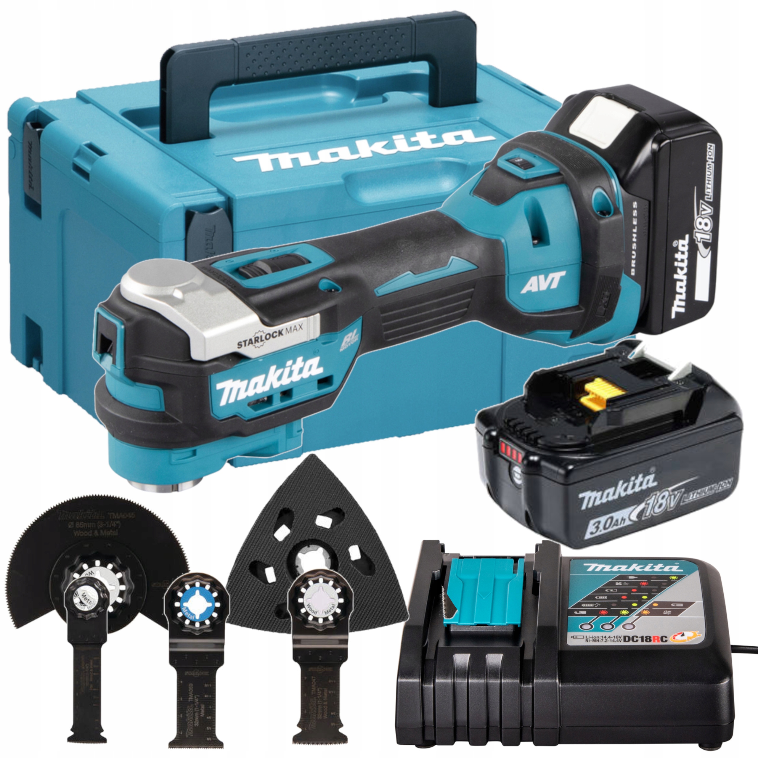 Multifunkční Nářadí Lxt 18V 2x3,0Ah Příslušenství Makita DTM52RFJX1