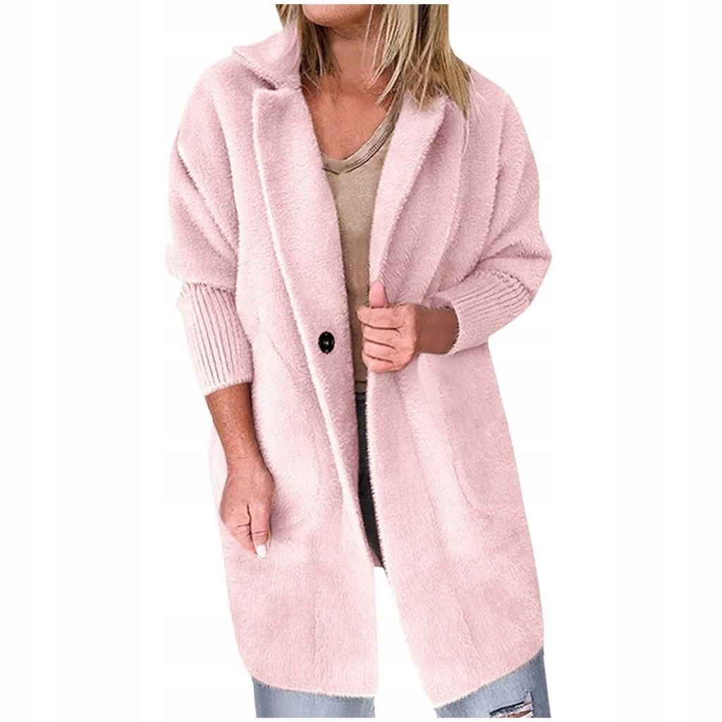 

Płaszcz Alpaka Długi Płaszczyk Wełna Kurtka S