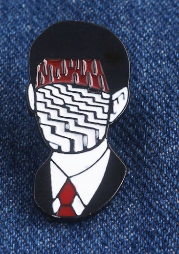 Przypinka Twin Peaks Agent Cooper David Lynch W2 Typ przypinka