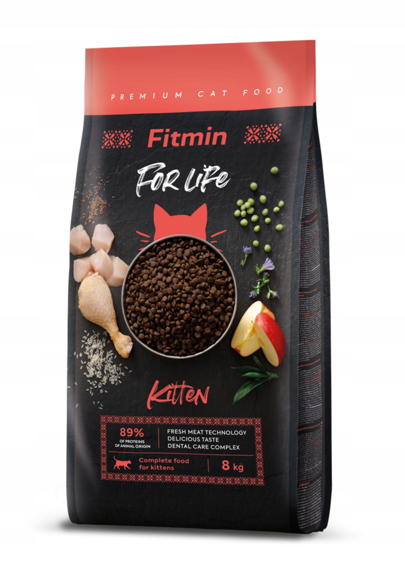 Levně Fitmin For Life Kitten krmivo pro koťata 8 kg