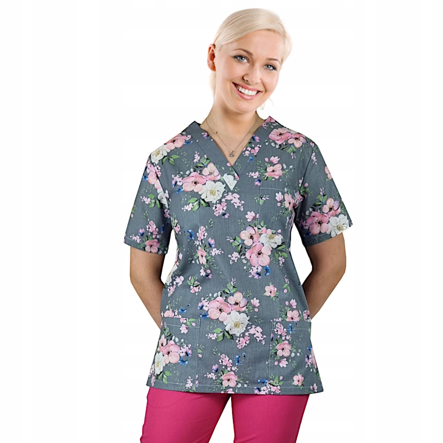 

Bluza medyczna damska fartuch kolorowy S