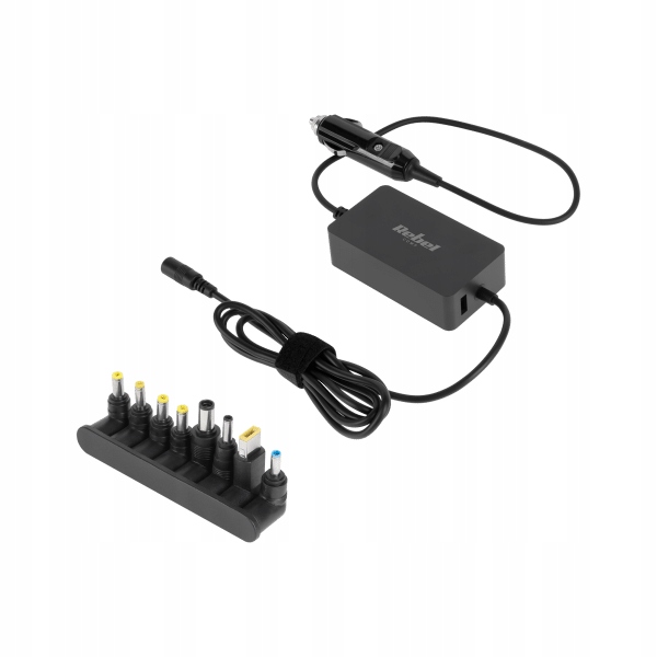 ZASILACZ ŁADOWARKA DO LAPTOPA 65W 12-24V USB + 8 złącz końcówek USB TIR BUS EAN (GTIN) 5901890046756