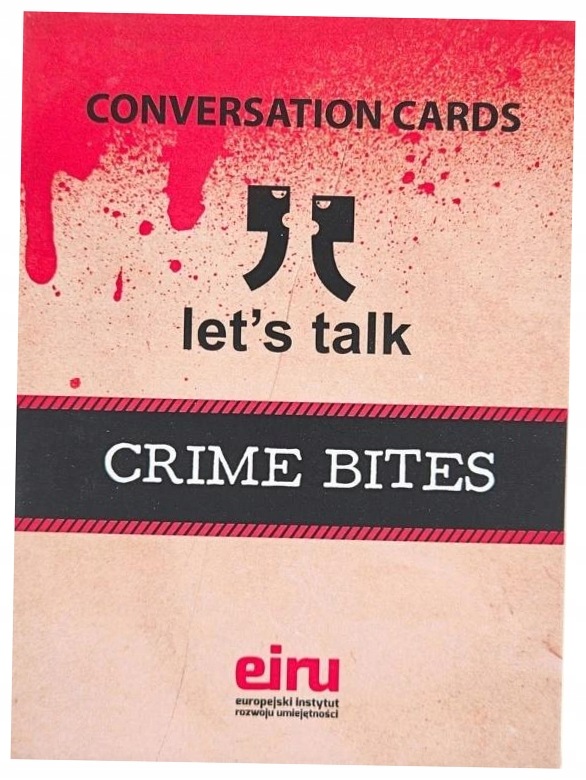 Karty Konwersacyjne. Let's talk Crime bites