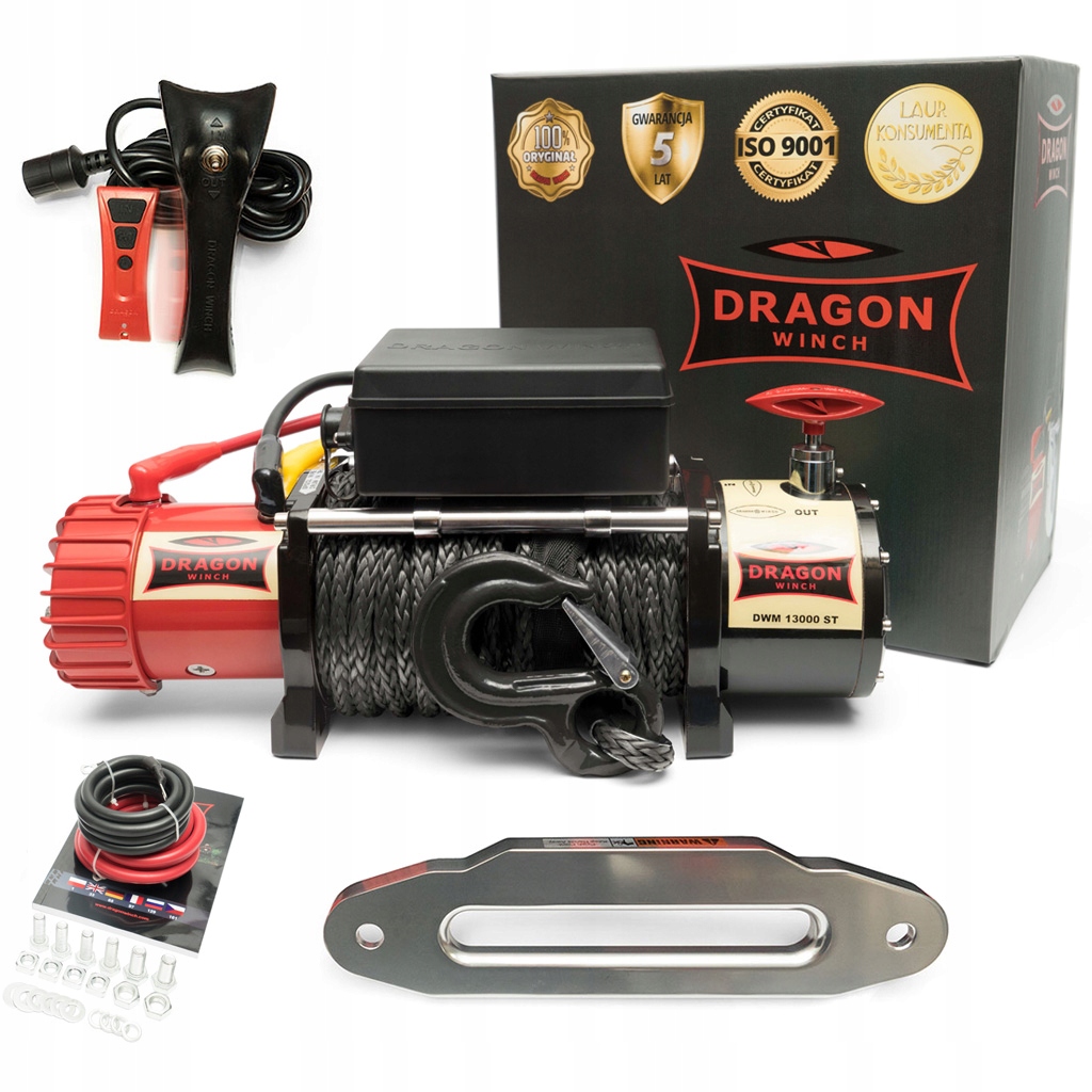 

Wyciągarka 12V Elektryczna Samochodowa 6T Syntetyk