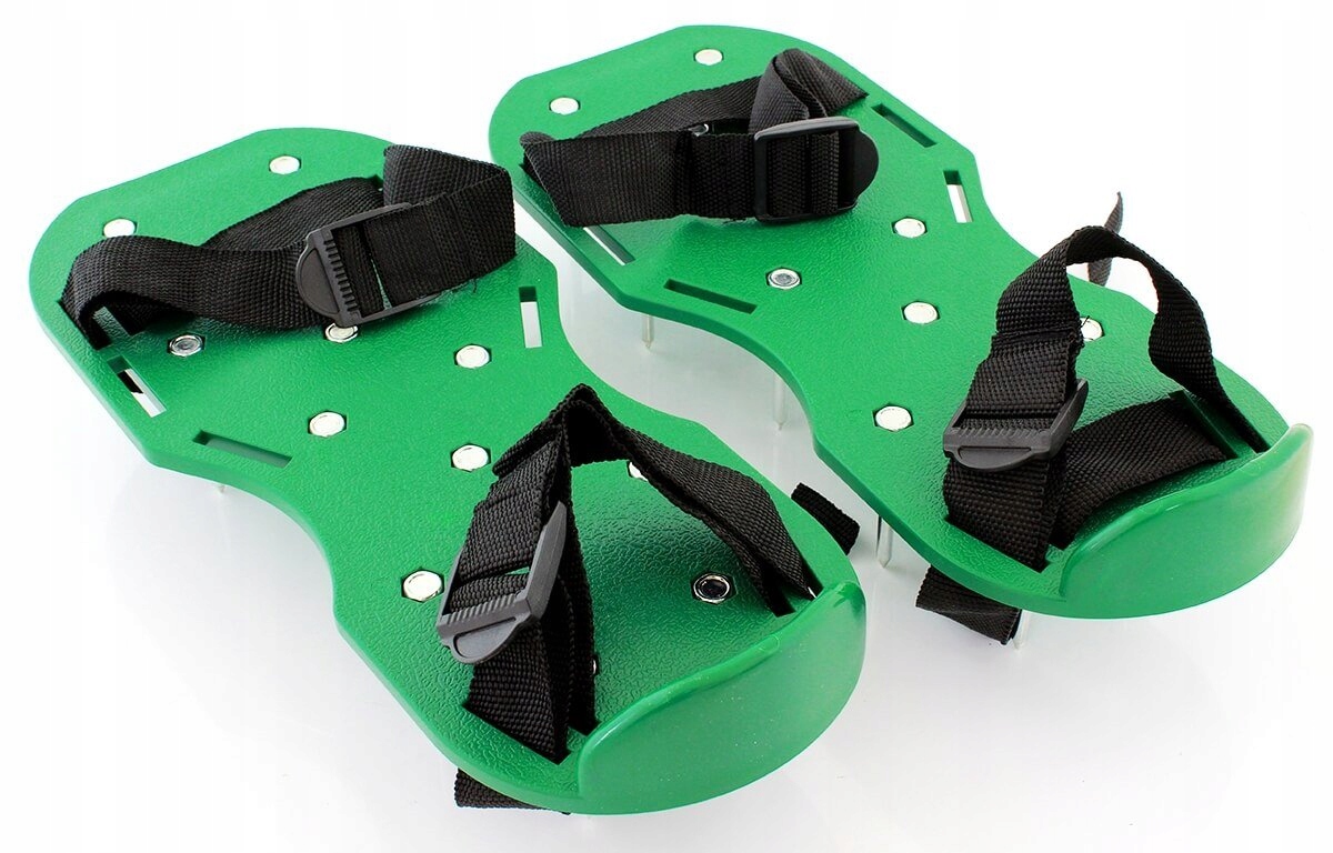 AERATOR TRAWNIKOWY BUTY Z KOLCAMI DO TRAWNIKA SANDAŁY NAKŁADKI Seria 1