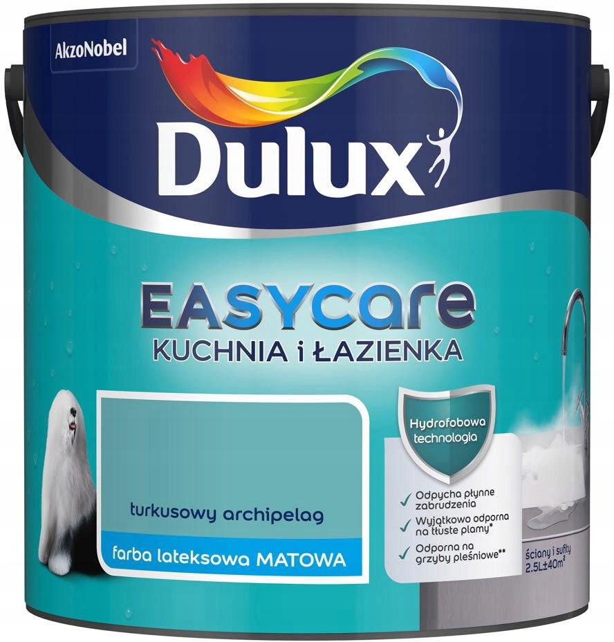 Easycare Kuchnia Łazienka Matt Turkusowy Archipelag 2.5L