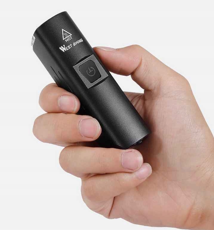 WESTBIKING Przednia Lampka Rowerowa Mocna z uchwytem na Kierownicę Liczba trybów świecenia 5