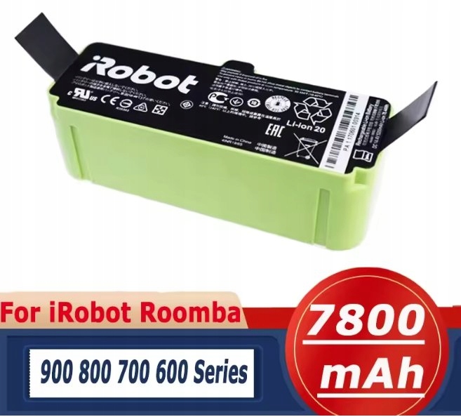 Originál batéria pre iRobot Roomba, Kapacita: 7800 mAh