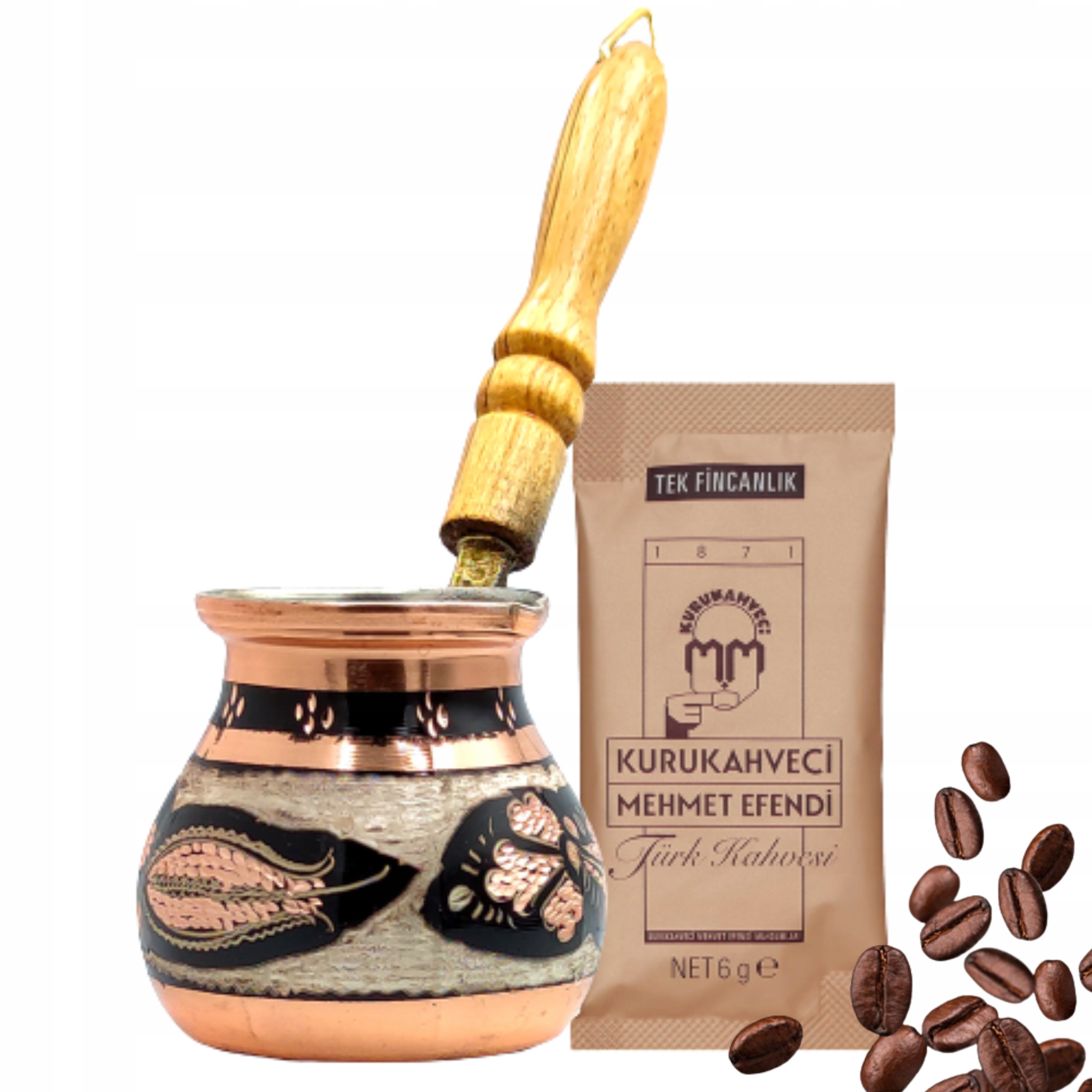 

Tygielek do kawy Miedziany 340ml Kawa