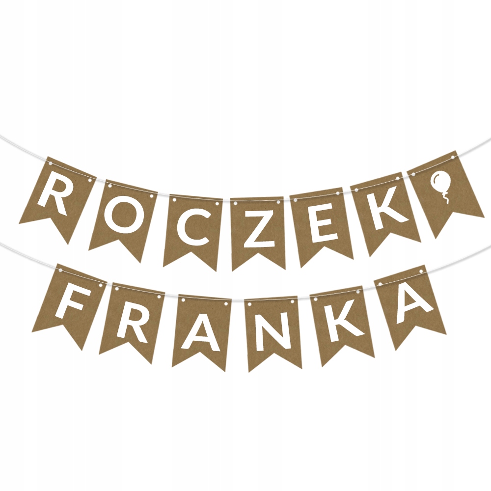 Baner girlanda napis ROCZEK + IMIĘ EKO Marka inna marka