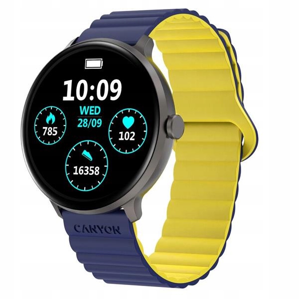 Canyon SW-69, Jacky, smart hodinky, Bt, fareb. Ltps displej 1,3",…