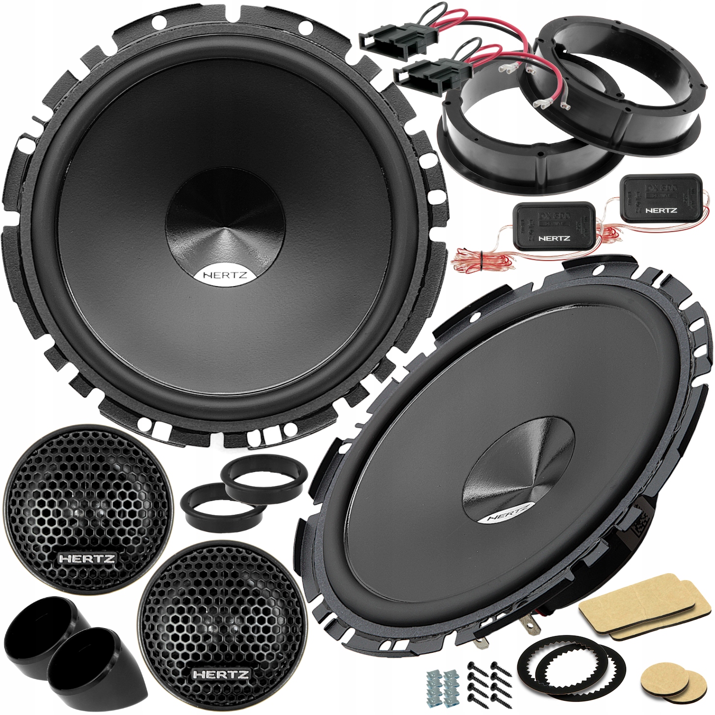 HERTZ GŁOŚNIKI SAMOCHODOWE SYSTEM 165MM DO SEAT TOLEDO SKODA FABIA OCTAVIA
