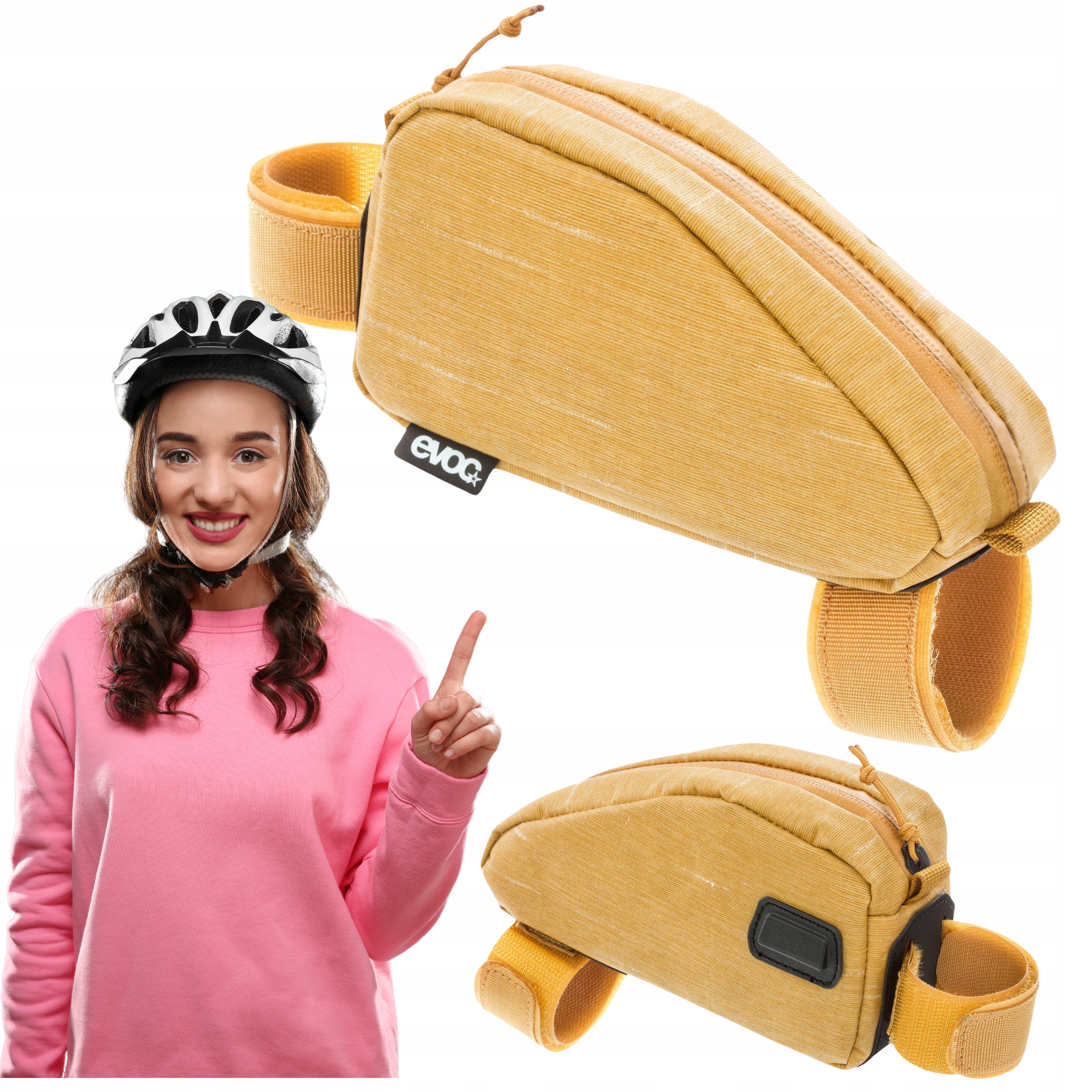 Taška na rám kola Evoc Top Tube Pack loam S