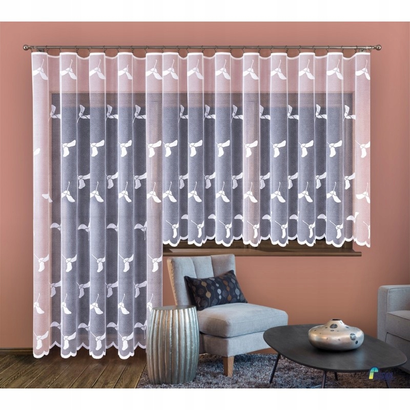 Mg Záclona žakár 622/386 400x250 cm Hotová Obšitá Bt