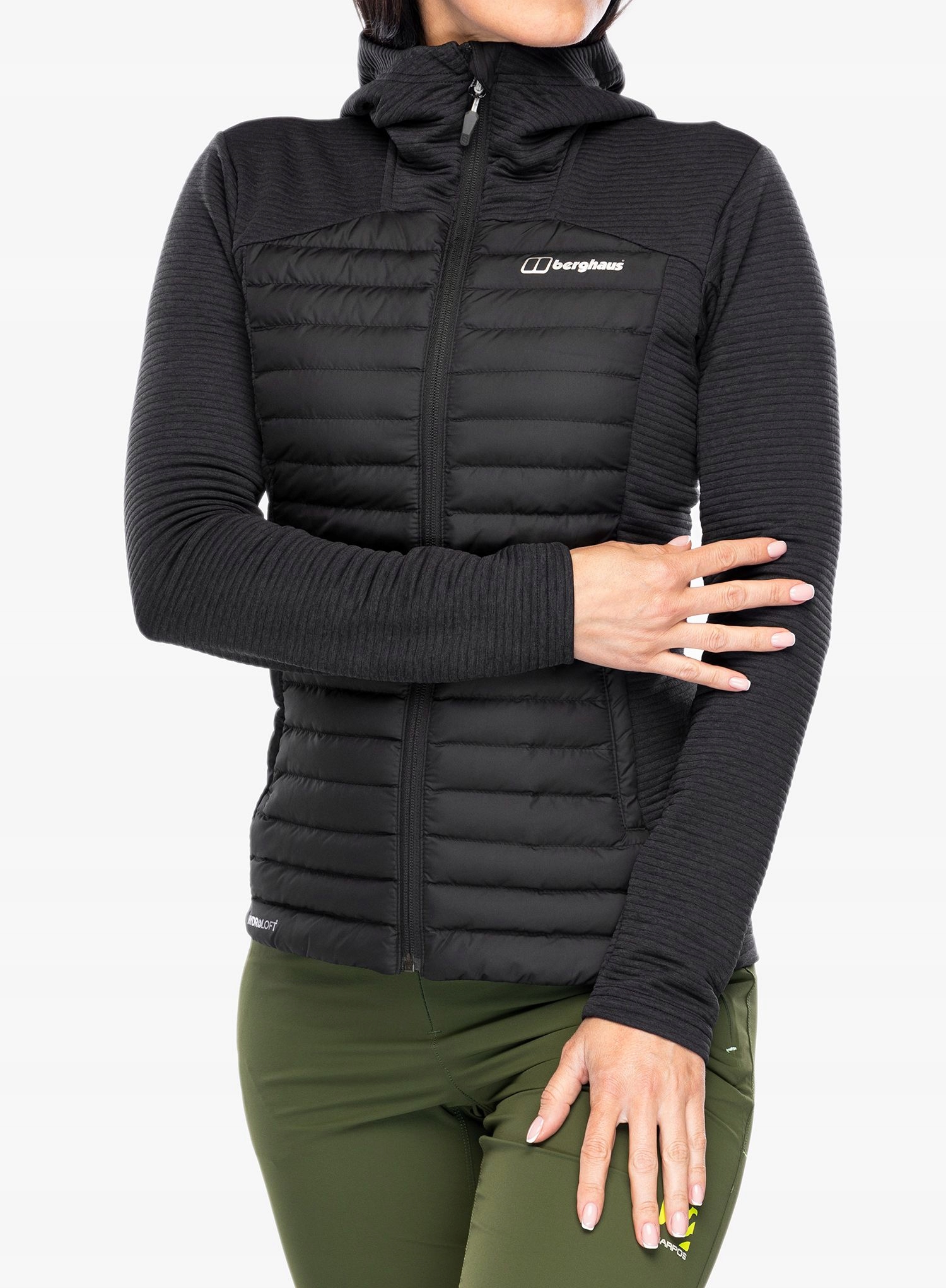 Dámská hybridní bunda Berghaus Nula Hybrid Jacket černá/černá 8 (xs)