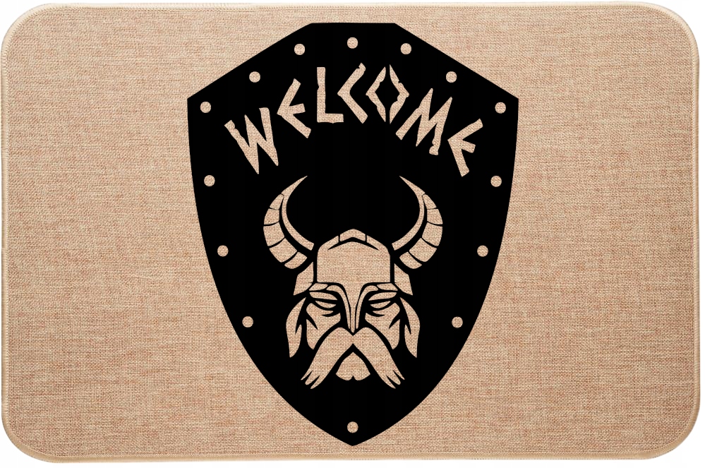 Lněná vstupní rohožka pro Vikinga Welcome Ahoj Viking Dárek
