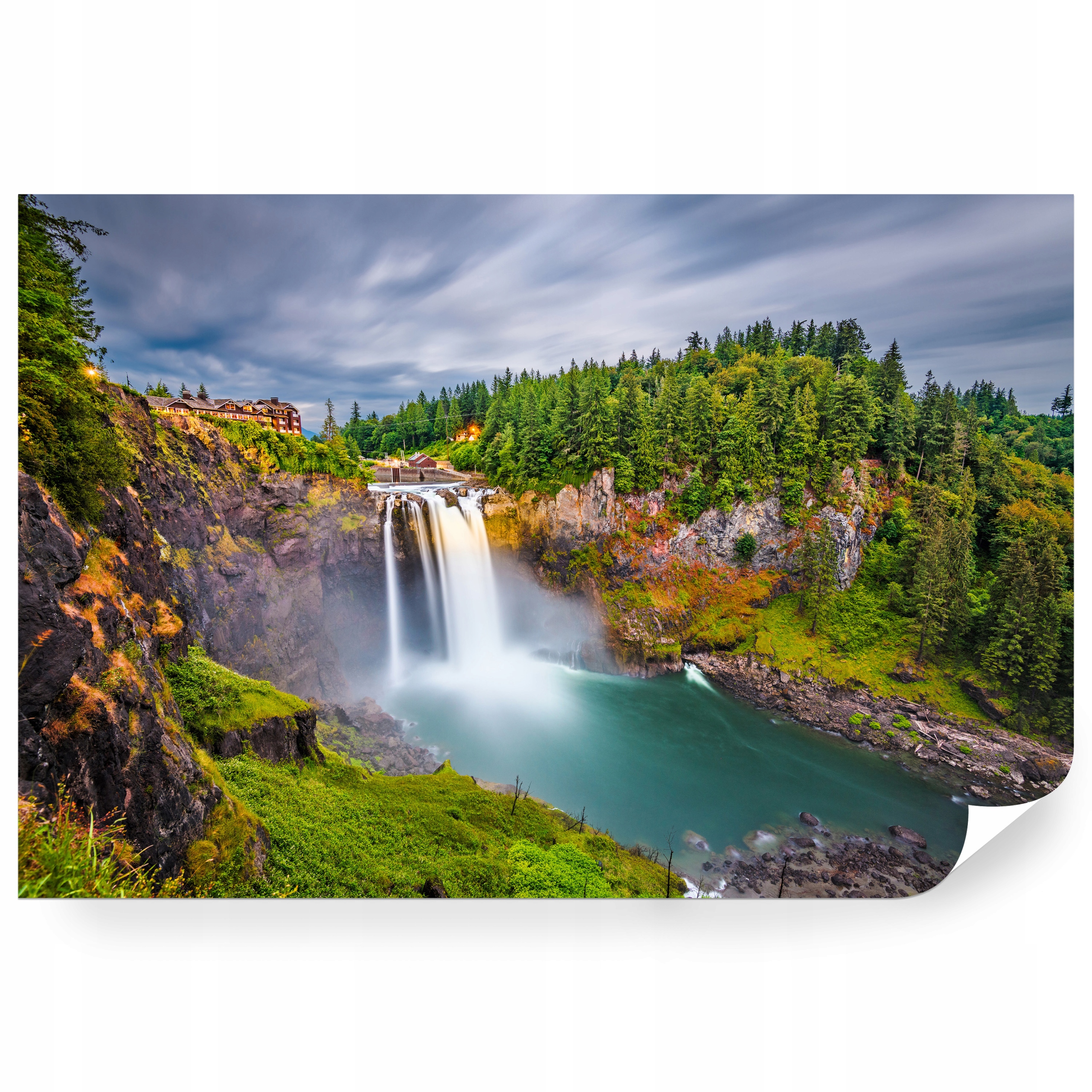 Fototapeta samolepicí Vodopád Snoqualmie V Usa 416 x 254 cm
