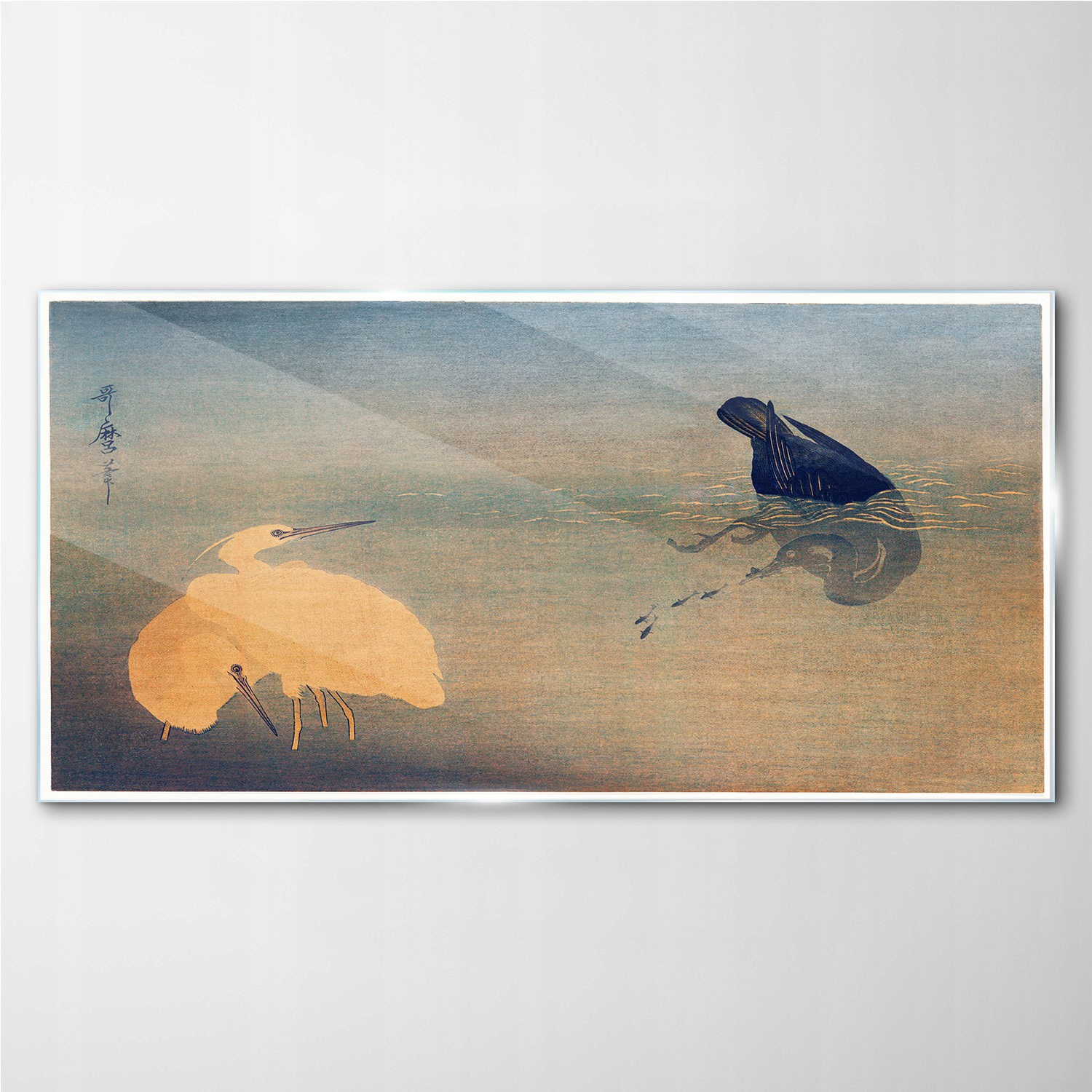 

Foto-obraz szklany Zwierzęta ptaki woda 140x70 cm