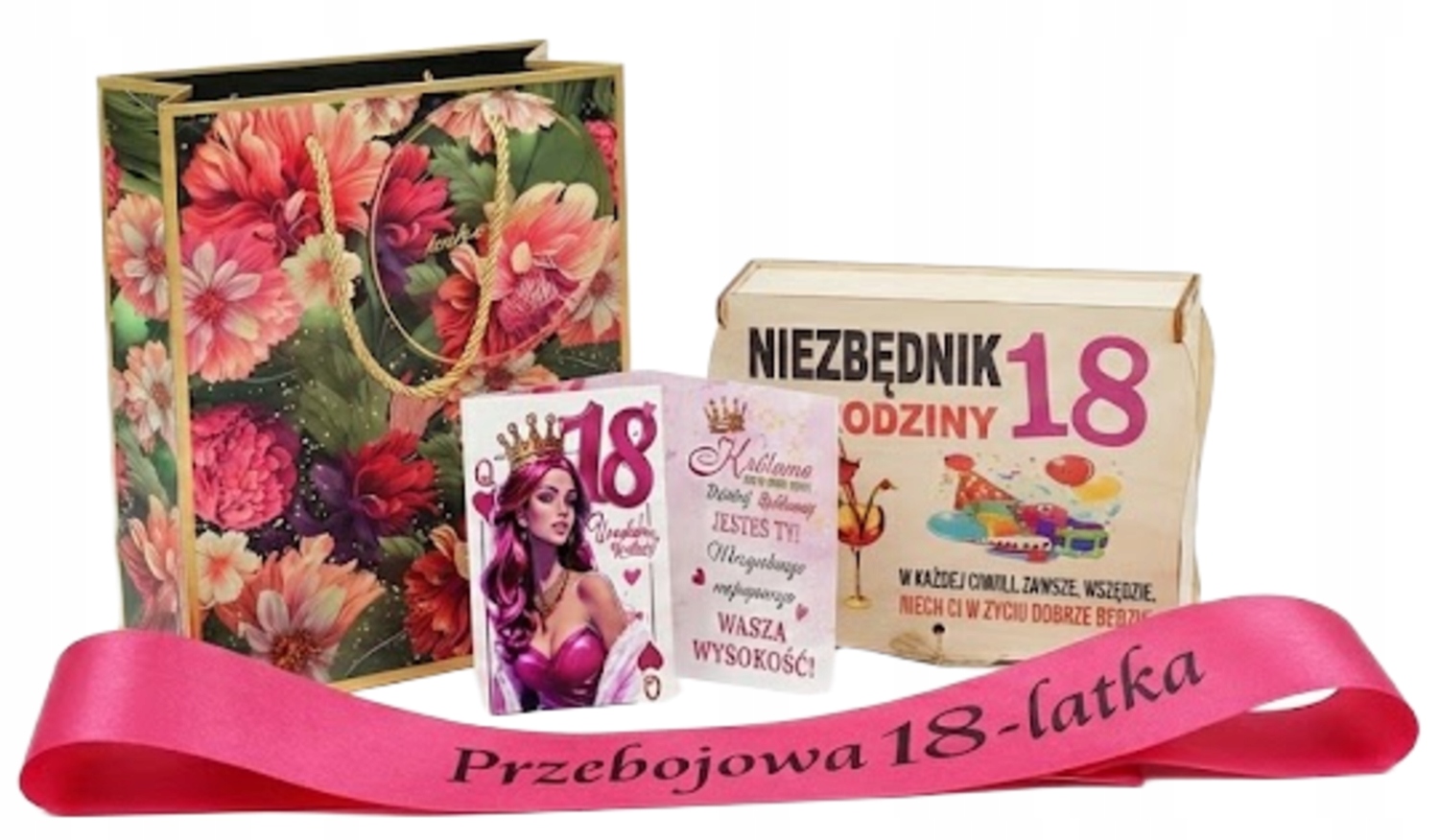 na 18 Urodziny Dla Dziewczyny Koleżanki Zestaw Prezentowy